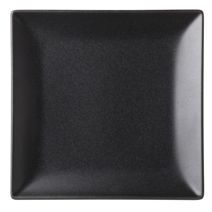Noir Square  Black Plate 7 (18cm)