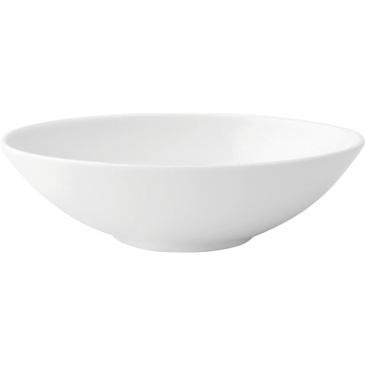 Oval Bowl White China 16cm 6.25in