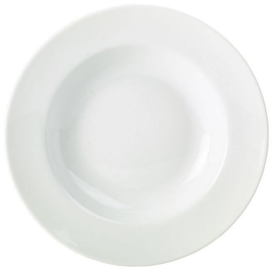 Plate Soup Pasta China White 30cm