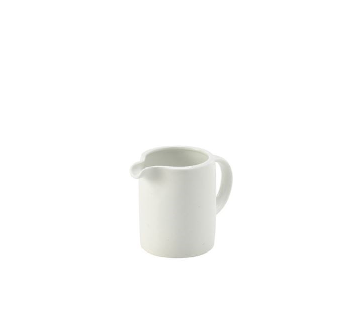 Jug Milk Straight Sided White 12cl