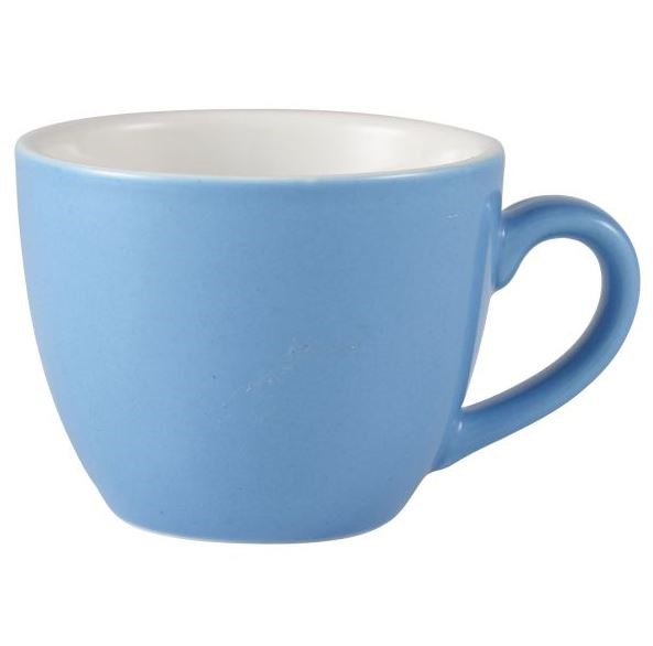 Cup Bowl Shape 9cl Blue