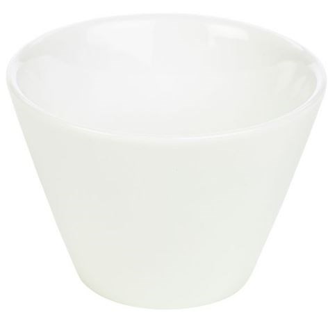 Bowl Conical White China 9.5cm
