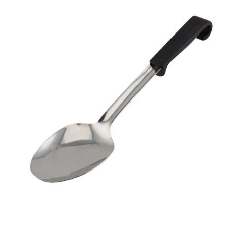 Serving Spoon Plastic Handle Black 34cm
