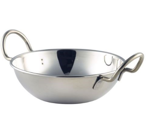 Balti Dish Stainless Steel Handles 13cm 5in