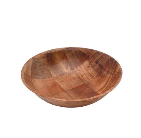 Woven Wood Bowls 20cm