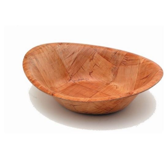 Oval Woven Wood Bowls 9x7 Singles