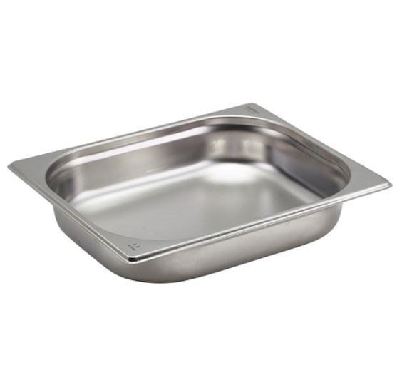 St/St Gastronorm Pan 1/2 - 65mm deep