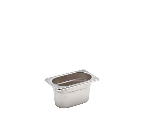 Gastronorm Pan 1/9 100mm Deep Steel
