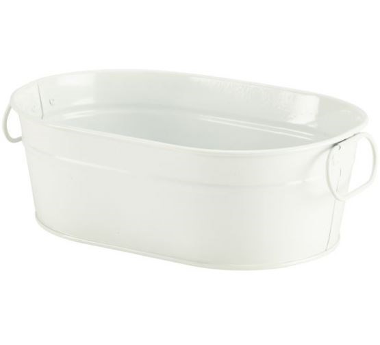 Serving Bucket Steel White 23 x 15 x 7cm