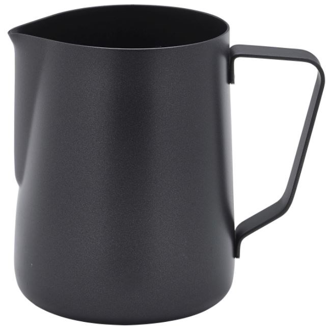 Milk Frothing Jug Black Nonstick 20oz 60cl