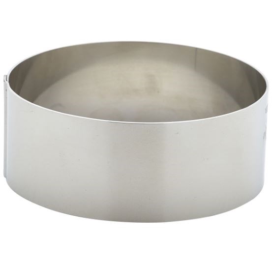 Mousse Ring Stainless Steel 9x3.5cm