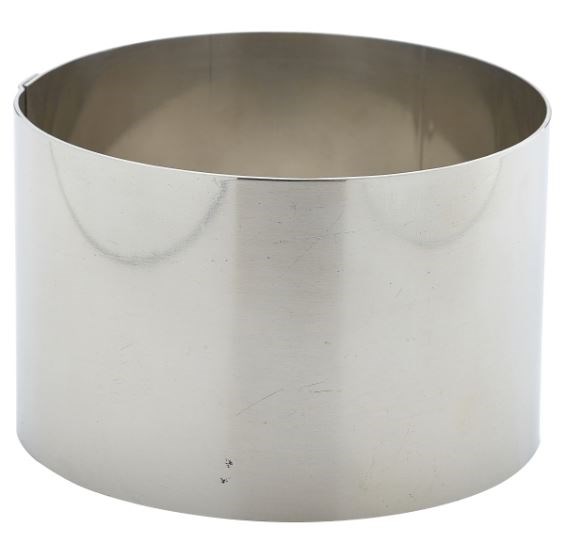 Mousse Ring Stainless Steel 9x6cm