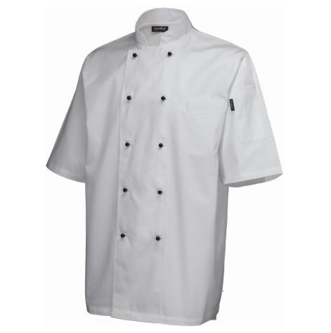 Superior  Jacket (Short Sleeve)White M Size