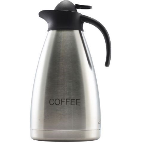 Beverage Jug Vacuum S/S Coffee Inscribed