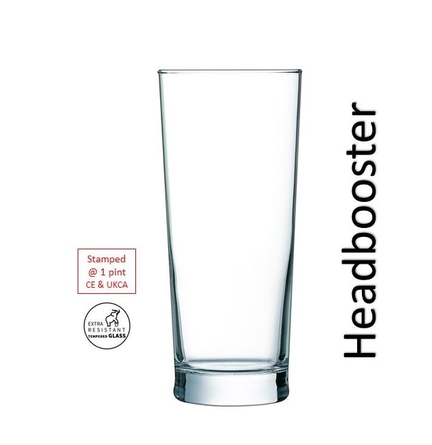 Premier Beer 57cl 20oz UKCA-CE 1pt Headbooster