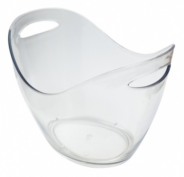Beer Champagne Bucket Plastic Clear 8L