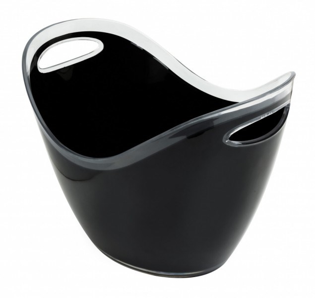Beer Wine Champagne Bucket Plastic Black 8L