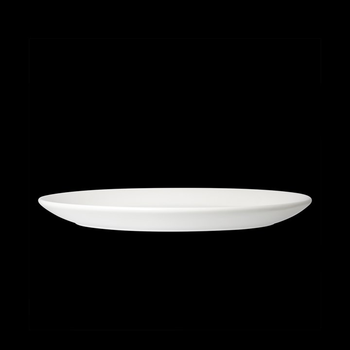 Plate Oval Coupe White China 28cm 11in