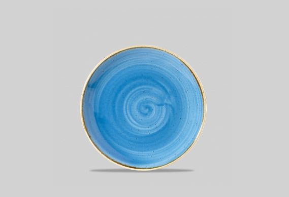 Plate Coupe Stonecast Cornflower Blue 16.5cm