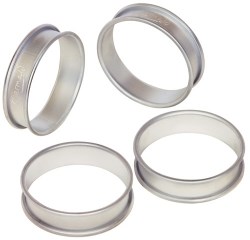 Aluminium Crumpet Rings 85 x 20mm