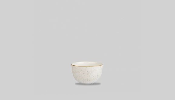 Sugar Bowl Stonecast Barley White 9.8cm