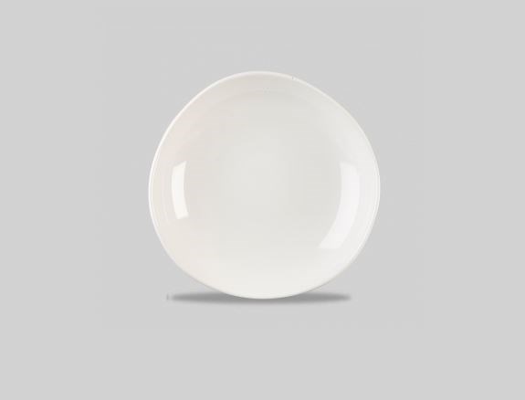 Bowl Round Organic White 25.3cm 10in