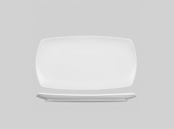 Menu Porcelain Flat Rectangular Plate 14x7.5