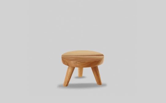 Wooden Round Stand 15 x 10cm