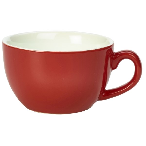 Bowl Shaped Cup 17.5cl/6oz Red