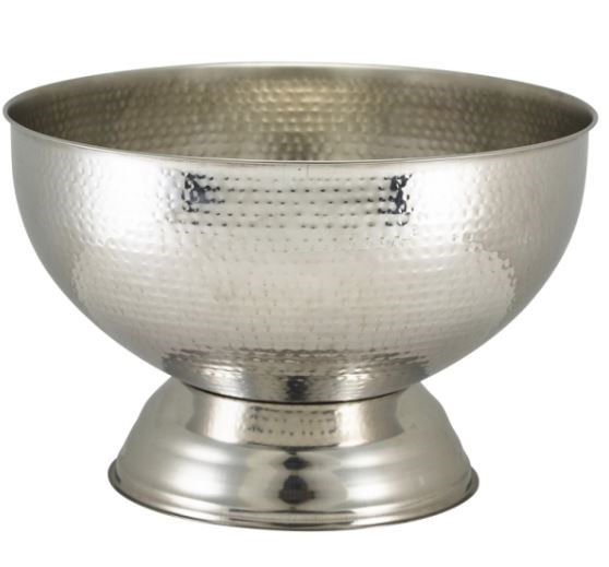 Hammered Steel Champagne Bowl 36cm