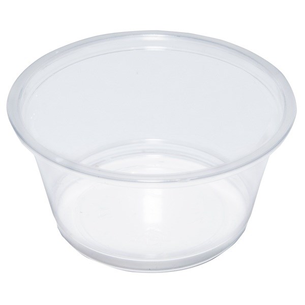 Clear Pot for Sauce 2oz 6cl