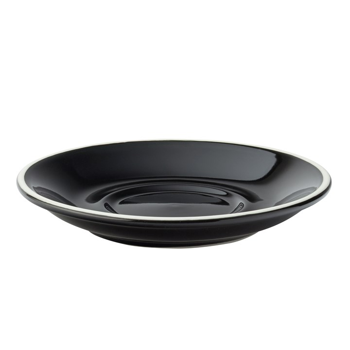 Saucer Barista Black 15cm 6in