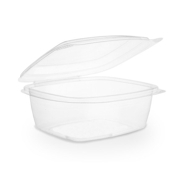 PLA hinged deli lid container 24oz