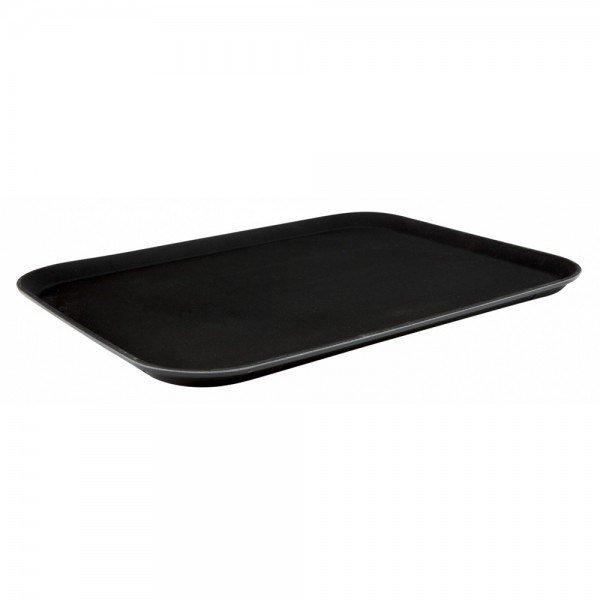 Non-Slip Tray Rectangular Black 50x38cm
