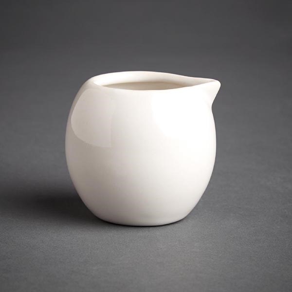Milk Jug China White 7cl 2.5oz