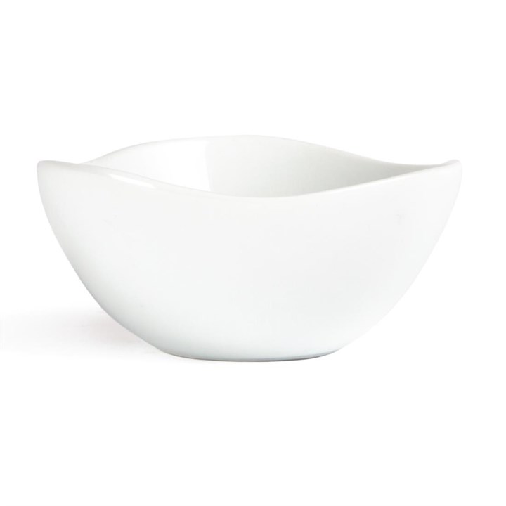Bowl Wavy Olympia White 105mm