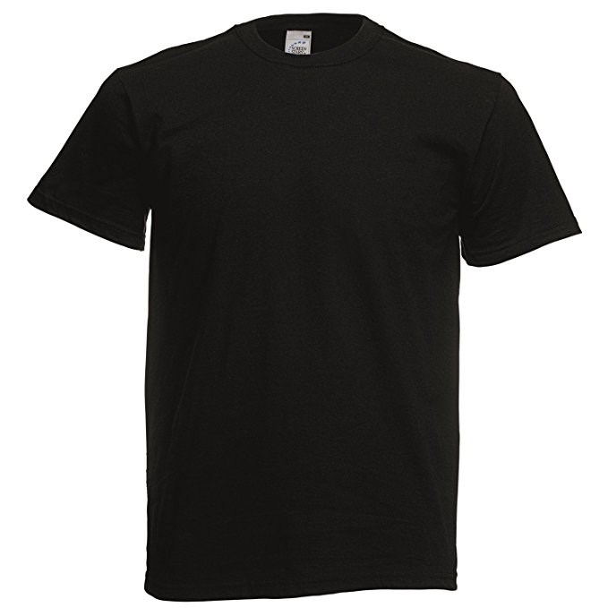 T-Shirt Short Sleeve Black Super Premium XLarge