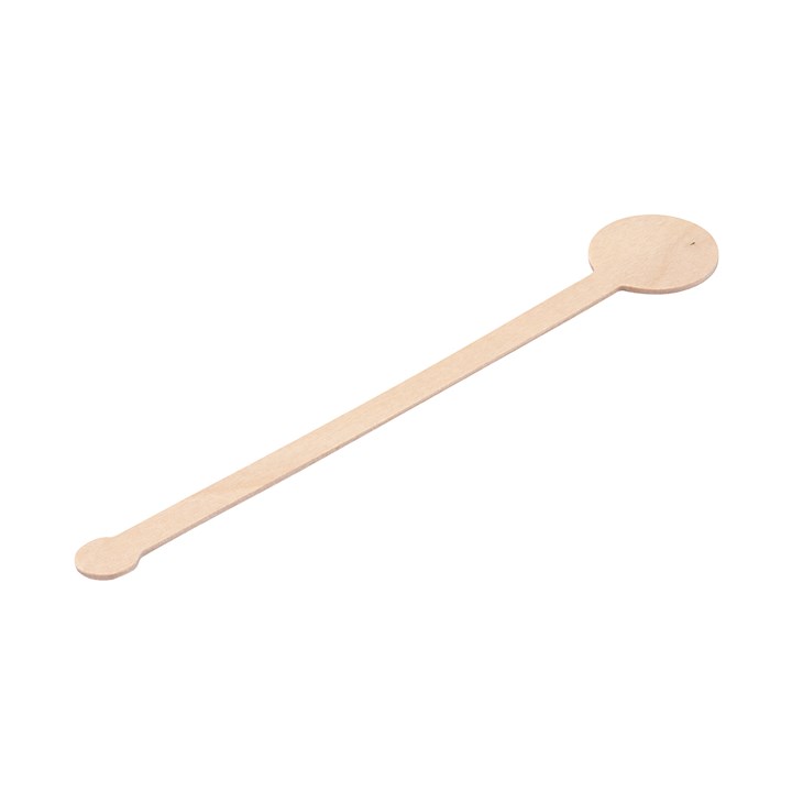 Stirrer Disc Wooden 15cm 6in