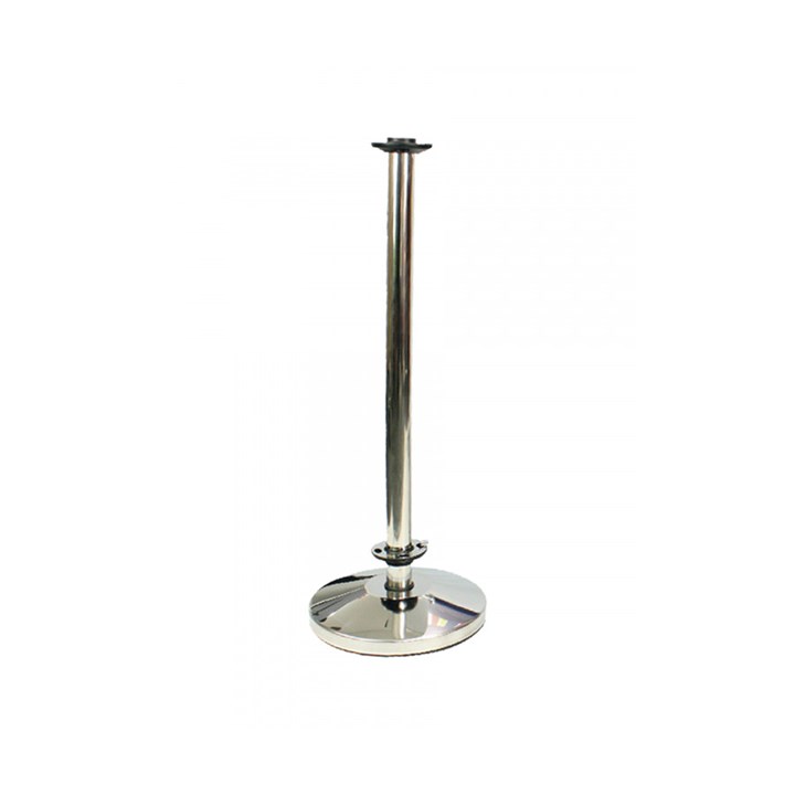Barrier Post St Steel with base 88cm H