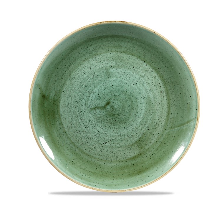 Coupe Plate Stonecast Samphire Green 26cm