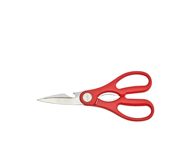 Kitchen Scissors Red Handle 18cm