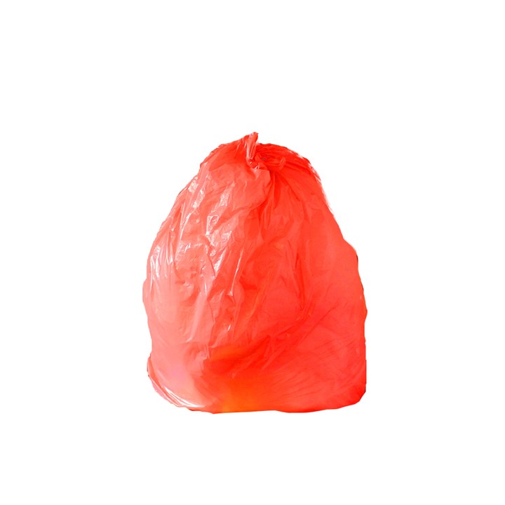 Bin Bag Orange Heavy Duty 18x29x38in 15Kg