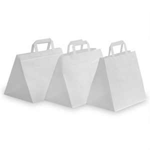 Take Away Bag White 26 x 17.5 x 24.5cm