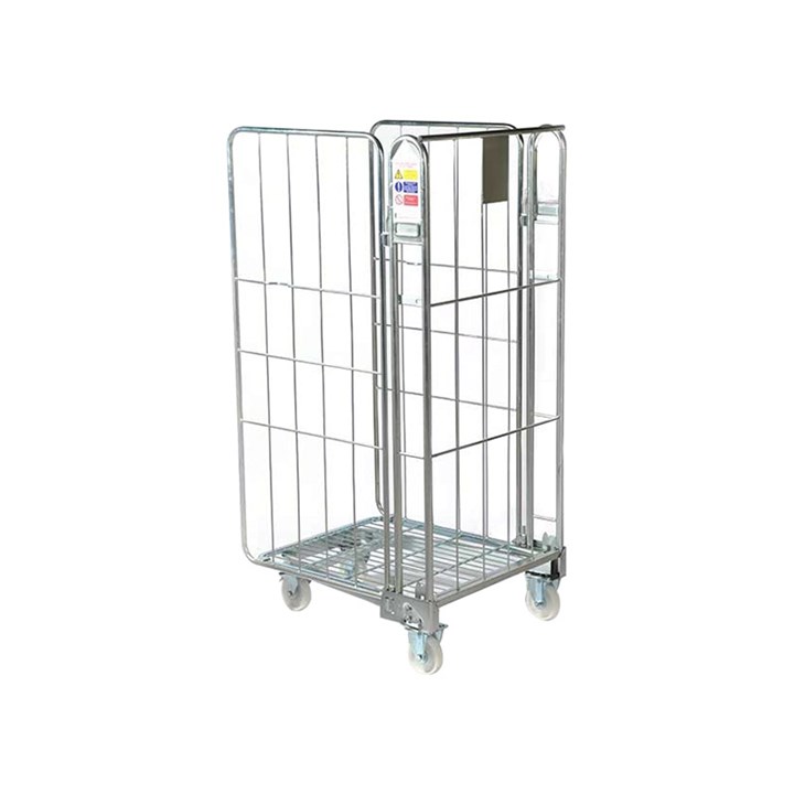 Roll Cage Container 3-Sided Nestable