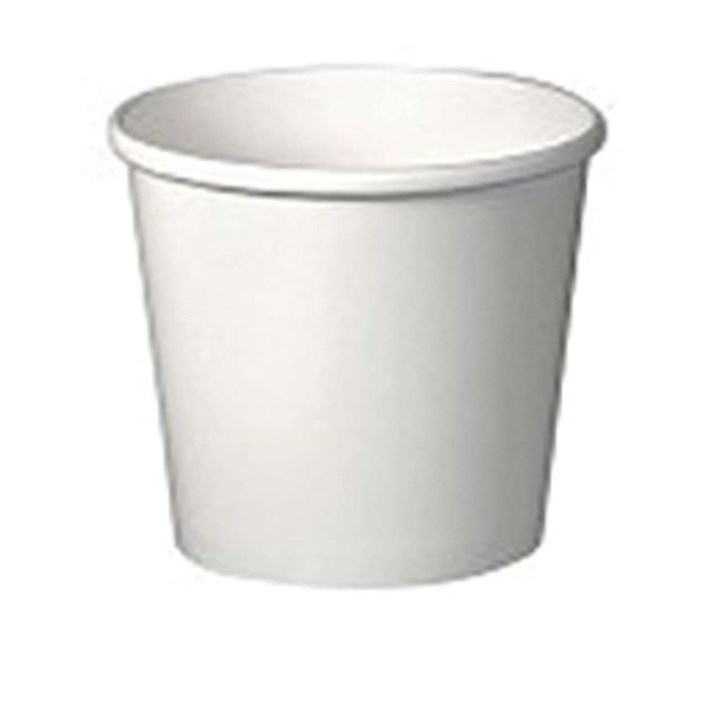 Container White Round Bio Paper 12oz