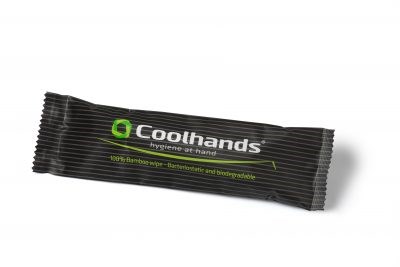 Wet Wipes Coolhands Bamboo Rolled in Sachet