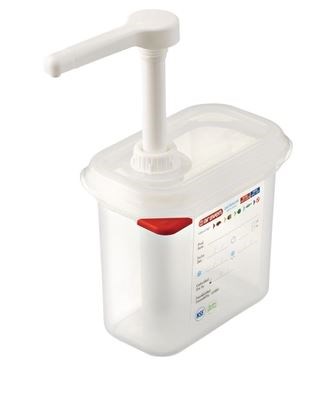 Sauce Dispenser Clear GN 1/9 1.5L