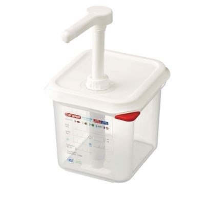 Sauce Dispenser Clear GN 1/6 2.6L