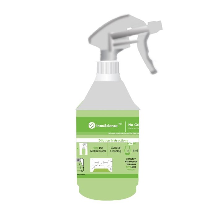 Nu-grip Plus Printed Bottles Incl Triggers 750ml
