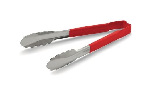 Tongs S/S Vollrath Kool Touch Red 31cm